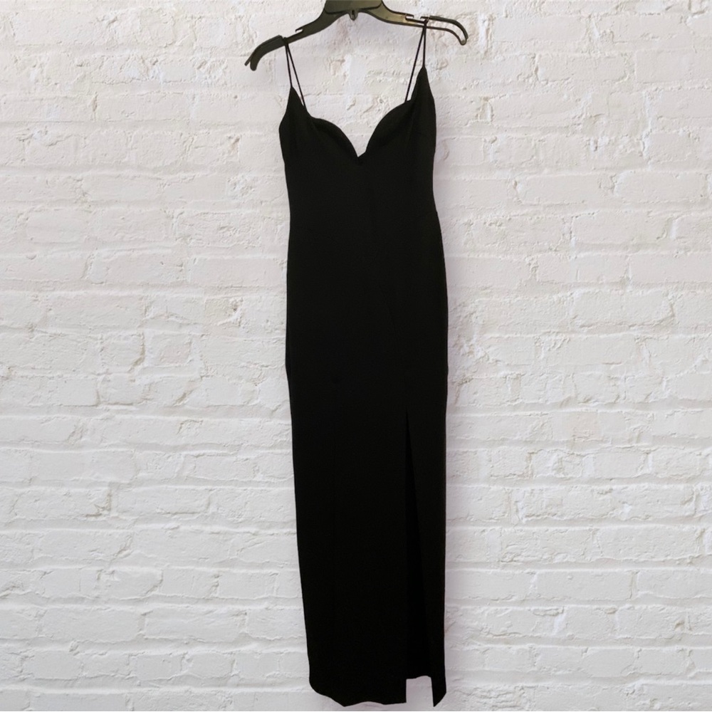 VTG 90s/Y2K Nicole Miller Sexy Black Evening Dress